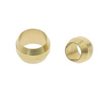 10 pezzi in ottone con ghiera a doppia conicità 4 6 8 10 12 14 20 mm OD manicotto di compressione anello di tenuta raccordi tubo sistema di lubrificazione centralizzata(8mm)