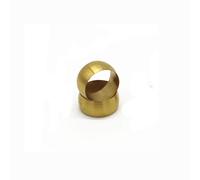 10 pezzi in ottone con ghiera a doppio cono 10-20 mm di diametro esterno manicotto di compressione anello di tenuta raccordi tubo sistema di lubrificazione centralizzata(Tube 12mm)