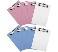 10 pezzi in plastica per appunti A5, clip per profilo, portacarte, cartellette