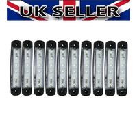 10 Pezzi Indicatori Laterali Anteriori A LED 12V Bianco Per Auto Truck Trailer
