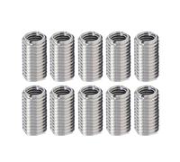 10 Pezzi Inserti Filettati,M6×M8-15MM Hardware di Fissaggio,Inserto Filettato,Autofilettanti Filettat Dado,Inox Dadi Maschio Femmina,Boccole Filettate Metallo Riduzione,Per Filettatura Boccola Etc