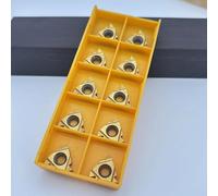 10 pezzi inserti in metallo duro lame dentali for commercio estero transfrontaliero, lame con filettatura esterna, MMT 16ER AG60 US735 UE6020(16IR UE6020 Golden)