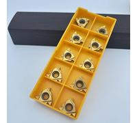 10 pezzi inserti in metallo duro lame dentali for commercio estero transfrontaliero, lame con filettatura esterna, MMT 16ER AG60 US735 UE6020(16ER UE6020 Golden)