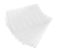 10 Pezzi Inserto per Raccolta Monete 9 Fori 42 Scomparti in PVC | Pagina Trasparente per Raccoglitori Standard, Tenuta Sicura, Alta Visibilità, per Monete e Francobolli