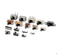 10 pezzi Interruttore a levetta a scorrimento Micro-power Interruttore a levetta a singola e doppia Inserimento diretto Scorrimento orizzontale Seconda marcia Terza marcia(Silver)