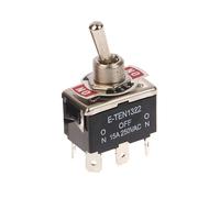 10 Pezzi Interruttore A Levetta per Auto e Barche per Impieghi Gravosi 15 A 250 V 6 Pin 3 Posizioni SPST Interruttori A Levetta /Off Interruttore A