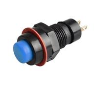10 pezzi. Interruttore a pulsante di spegnimento automatico/auto-avvio da 10 mm 2 A/125 V mini 6 colori (Blue-single,Self-locking(DS-211))