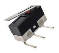 10 pezzi Interruttore di finecorsa del mouse Pulsante momentaneo 1A 125 V CA Interruttore del mouse 3 pin Leva a rullo con maniglia lunga Braccio SPDT 12X6X6MM(Type 2)