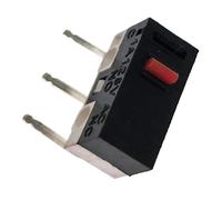 10 pezzi Interruttore di finecorsa del mouse Pulsante momentaneo 1A 125 V CA Interruttore del mouse 3 pin Leva a rullo con maniglia lunga Braccio SPDT 12X6X6MM(Type 4)
