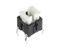 10 pezzi Interruttore tattile luminoso 6 * 6 * 7 H Interruttori tattili con microinterruttore/chiave rosso bianco blu giallo verde 6X6X7 MM 6 * 6 * 7,2 mm(No LED light)