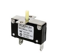 10 pezzi Interruttore termico 91L 1A 2A 3A 4A 5A 6A 7A 8A 9A Motore Aspirapolvere con staffa in metallo(9A)