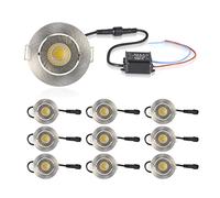 10 pezzi IP65 impermeabile 3 * 1 W illuminazione interna pezzi alta qualità armadio illuminazione COB Mini LED Spot Lights