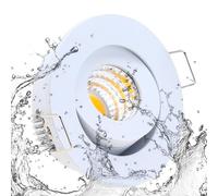 10 pezzi IP65 impermeabile 3 x 1 W illuminazione interna pezzo di alta qualità illuminazione armadio COB mini LED Spot Light (bianco, 6000 K)