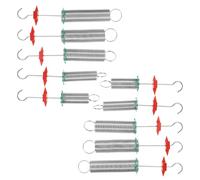 10 Pezzi Kit di Molle a Spirale per Esperimenti di Fisica, Scuola | Acciaio e Plastico, Integrazione Rapida, Compatibile Bilance e Pesi, per Laboratorio Domestico