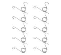 10 Pezzi Kit Molla Ritorno Pedale Moto Fuoristrada, Argento | Metallo, Funzionamento Stabile, per Pedale Freno e Gruppo Acceleratore, Uso Off Road e Preparazione Trail