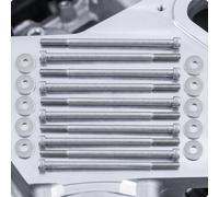 10 Pezzi Kit Viti con Rondelle Anticorrosione Bulloni Resistente Al Calore