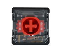 10 Pezzi KS-33 Interruttore Silenzioso Basso Profilo 2.0 Bianco Nero Rosso 3Pin Ultra-Sottile Meccanico Pre-Lubrificato Lineare Rosso