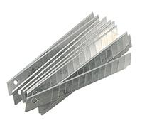 10 Pezzi Lame Cutter 9mm, Ricambio per Taglierino Slim 9mm, Universale, Set da 10 Pezzi