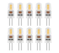 10 Pezzi Lampadina LED G4 2W AC/DC 12V Equivalenti a 20W Lampada Alogena Bianco