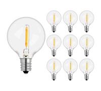 10 Pezzi Lampadina LED G40 E12 1W AC 220-240V Equivalente 7W Bianca Calda 2700K