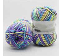 10 pezzi lavorati a maglia colorati 1PS 50 g cotone al latte lotto di 4 capi grossi all'uncinetto maglione 26 colori filato grosso mano lana uncinetto, H-19(H 06)