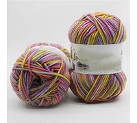 10 pezzi lavorati a maglia colorati 1PS 50 g cotone al latte lotto di 4 capi grossi all'uncinetto maglione 26 colori filato grosso mano lana uncinetto, H-19(H 10)