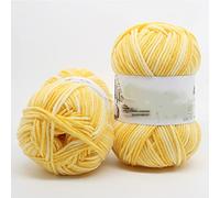 10 pezzi lavorati a maglia colorati 1PS 50 g cotone al latte lotto di 4 capi grossi all'uncinetto maglione 26 colori filato grosso mano lana uncinetto, H-19(H 17)