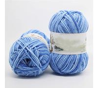 10 pezzi lavorati a maglia colorati 1PS 50 g cotone al latte lotto di 4 capi grossi all'uncinetto maglione 26 colori filato grosso mano lana uncinetto, H-19(H 20)