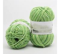 10 pezzi lavorati a maglia colorati 1PS 50 g cotone al latte lotto di 4 capi grossi all'uncinetto maglione 26 colori filato grosso mano lana uncinetto, H-19(H 18)