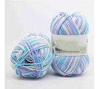 10 pezzi lavorati a maglia colorati 1PS 50 g cotone al latte lotto di 4 capi grossi all'uncinetto maglione 26 colori filato grosso mano lana uncinetto, H-19(H 02)