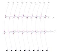 10 Pezzi Leader da Pesca Rotante in Acciaio Inox con Snap e Girella | Filo Resistente al Morso, Peso Ridotto, per Crankbaits e Esche Rigide, Pesca in Barca e Mare