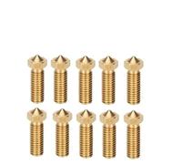 10 pezzi/lotto for stampante 3D FLSUN Super Racer ugelli SR in acciaio temprato ottone MK8 estrusore 0,4 mm resistenza alle alte temperature distintivo(Brass Nozzles)