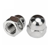 10 Pezzi/Lotto M3 M4 M5 M6 M8 M10 M12 M14 M16 M18 A2-70 Dadi Decorativi in Acciaio Inossidabile Copridadi a ghianda(M10)