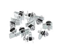 10 Pezzi/lotto M5 5Mm Bulloni Per Carenatura Auto E Moto Clip Di Fissaggio Vite Per Guscio Automatico Bulloni In Alluminio Clip Di Fissaggio Vite Per Dadi A Molla Ricambi Viti