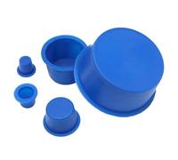 10 pezzi/lotto PE tappo cilindrico in plastica conica tappo for tubo rotondo tappo a testa conica tubo scarico pressione olio tappo in acciaio senza saldatura(Blue,Z-110)