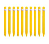 10 pezzi Love Heart Ballpoint Pen 1,0 mm scrittura di bastone in plastica inchiostri neri cancelleria per insegnanti in plastica, olio amore cuore scuola di scrittura