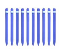 10 pezzi Love Heart Ballpoint Pen 1,0 mm scrittura di bastone in plastica inchiostri neri cancelleria per insegnanti in plastica, olio amore cuore scuola di scrittura