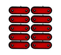 10 pezzi luci di posizione laterali rosse lampade di sgombero 24 V camion...