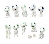 10 pezzi luminosi albero Elfi, con 2 pezzi luminosi Elfi della polvere, luminoso fantasma Accessori da giardino, statua in miniatura Accessori, Mini decorazione del giardino, per piante in vaso.