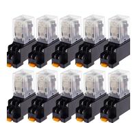10 pezzi LY2NJ JQX-13F piccolo relè di potenza elettromagnetico DC12V DC24V AC110V AC220V Piccolo relè 10A 8 pin(AC,12V)