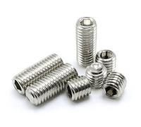 10 pezzi M1.6 M2.5 M2 macchina metro 304 in acciaio inox concavo fine set vite senza testa vite x2x3x4x6x8x10 (colore: M2 * 12)