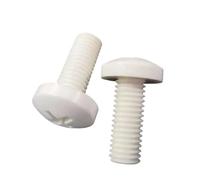 10 pezzi M10 PP bulloni in nylon viti in plastica viti a testa cilindrica(M10x40mm)