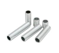 10 pezzi M10 tubo metallico completamente filettato in zinco raccordo a vite for tubo for accessori di illuminazione(70mm)