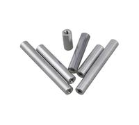 10 pezzi M2.5 alluminio 6-70mm colonna in lega di supporto/distanziatore perno di fissaggio per Rc Quadcopter Fpv Plant Drone(Aluminum color,(10Pcs) M2.5x22-D4)
