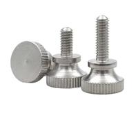 10 pezzi M2 .5 M3 M4 M5 M6 304 in acciaio inossidabile con bullone a testa zigrinata, manopola di presa, bulloni, viti a, lunghezza 3-35 mm(M2 x 4mm)