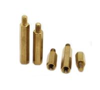 10 pezzi M2 M2.5 M3 M4 distanziatore in ottone maschio-femmina esagonale distanziatore in ottone for scheda madre del PC(10mm,M4 10pcs)