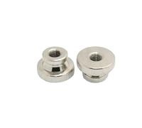 10 pezzi M2 M2.5 M3 M4 M5 M6 GB806 acciaio inossidabile nichelato nero zigrinato dado a pollice strumento dado a serraggio manuale(Nickel plated,M3 10pcs)