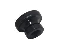 10 pezzi M2 M2.5 M3 M4 M5 M6 GB806 Acciaio inossidabile/zinco nero/nichelato Dado a testa zigrinata Strumento Serraggio manuale(Black zinc,M3 10pcs)