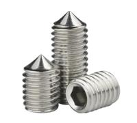 10 pezzi M2 M2.5 M3 M4 M5 M6 M8 M10 M12 304 Viti a testa esagonale con punta conica Vite a testa esagonale con esagono incassato(30mm x10pcs,M6)