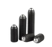 10 pezzi M3 nero grado 12.9 bullone a vite con punto esagonale stantuffo a sfera e molla(M3*18mm)